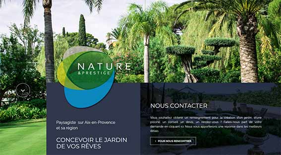 Nouveau logo nouveau site Nature et Prestige