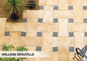 Réalisez votre terrasse avec un dallage Deauville avec Nature & Prestige 