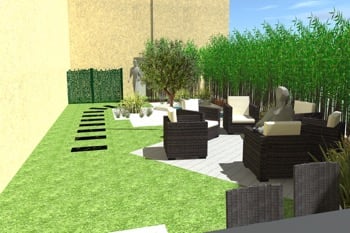 Création et aménagement de terrasse en 3d