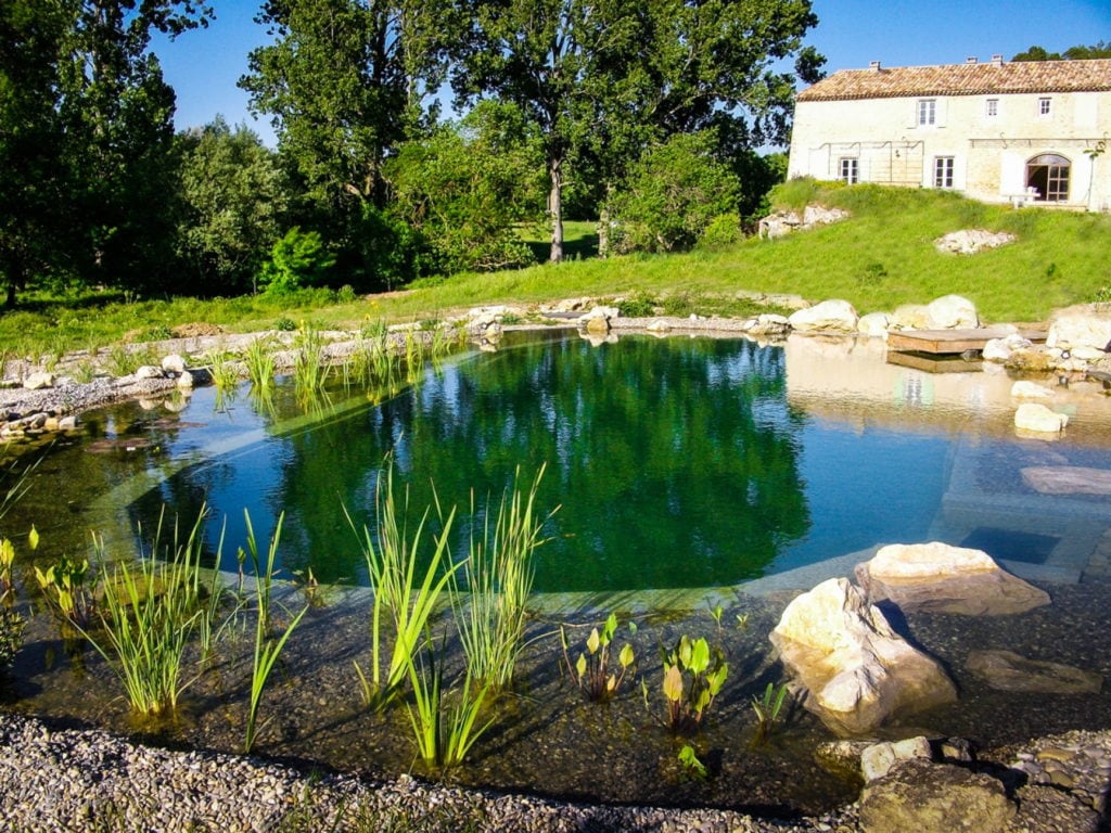 réalisation piscine naturelle Aix en Provence, Marseille, Bouches-du-Rhône, 13