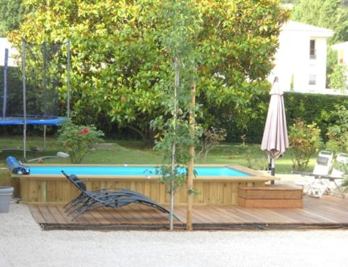 Construction d’une piscine bois & ses abords à Gardanne