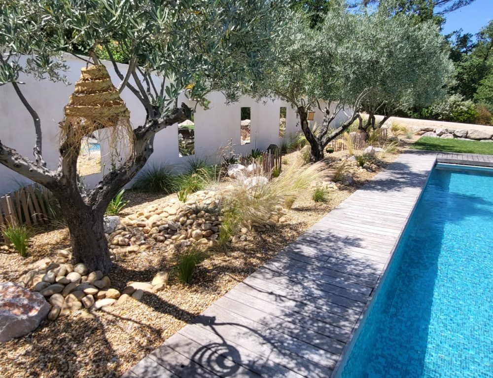 Petit jardin méditerranéen au coeur d'Aix en Provence