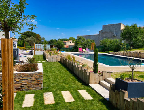Réalisation d’un jardin contemporain et de sa piscine