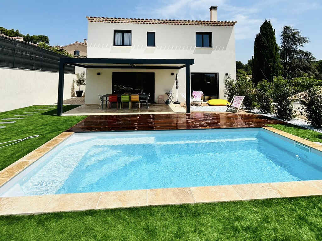 Vue d'ensemble du jardin après travaux