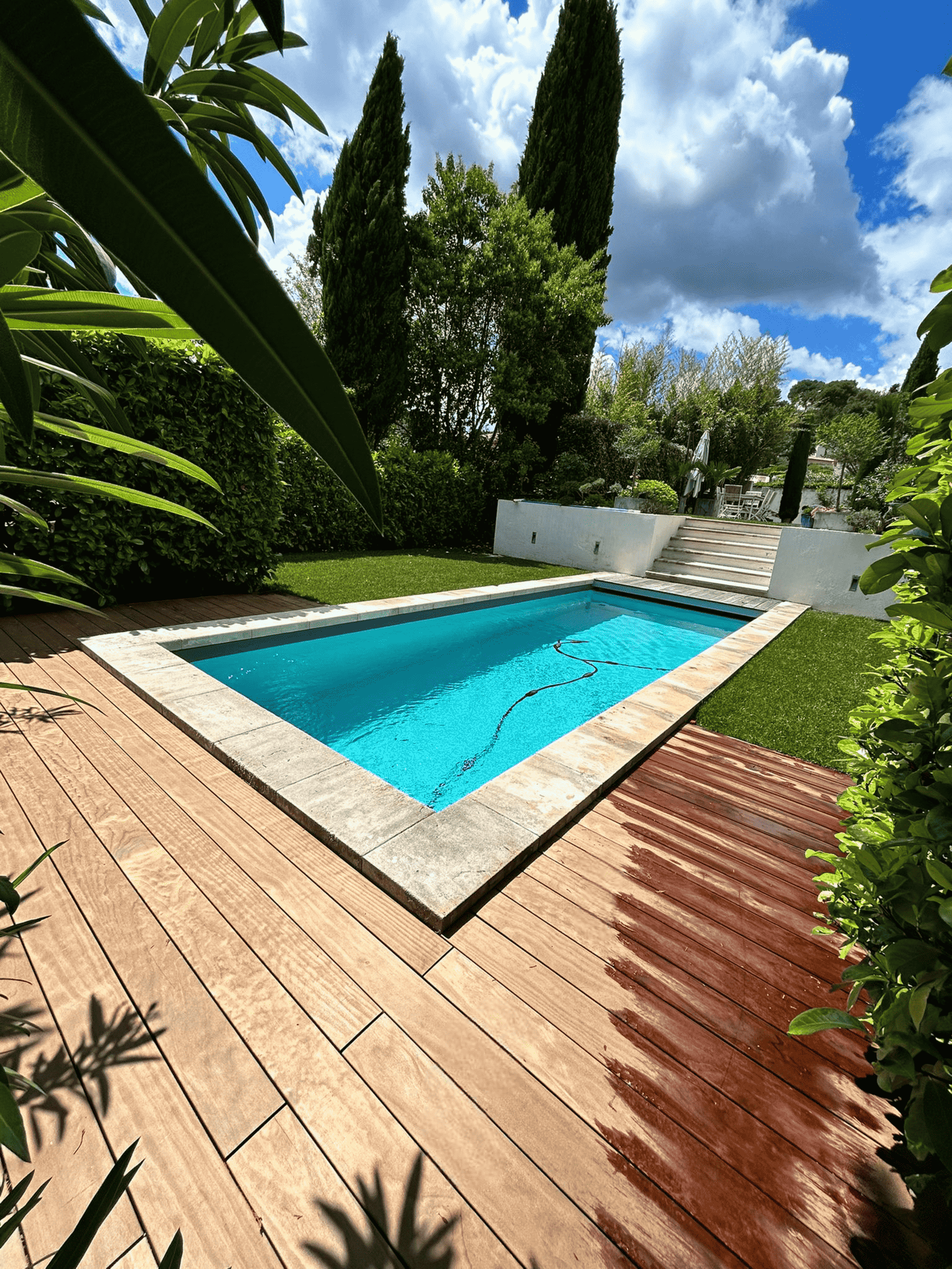 Aménagement d'un jardin contemporain sur Aix en Provence