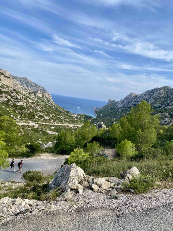 Vue d'ensemble de la Calanque de Sormiou