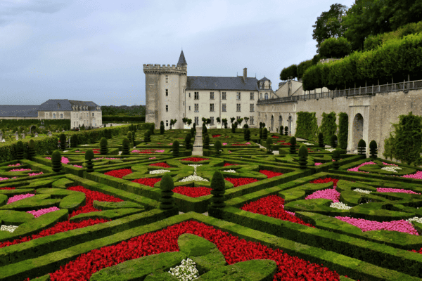 Exemple typique d'un jardin à la française